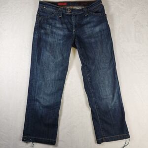 AG Adriano Goldschmied The Split Denim Cropped Jeans Women's Size 26‎ Regular